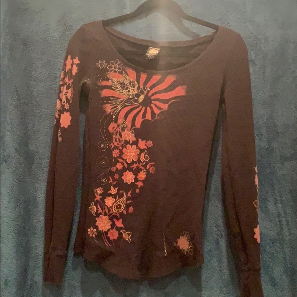 Lucky Brand long sleeve Henley size medium
